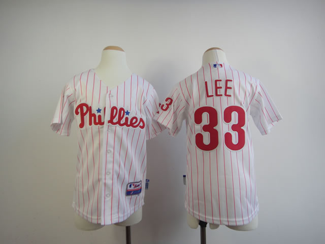 Youth Philadelphia Phillies #33 Lee White MLB Jerseys->women mlb jersey->Women Jersey